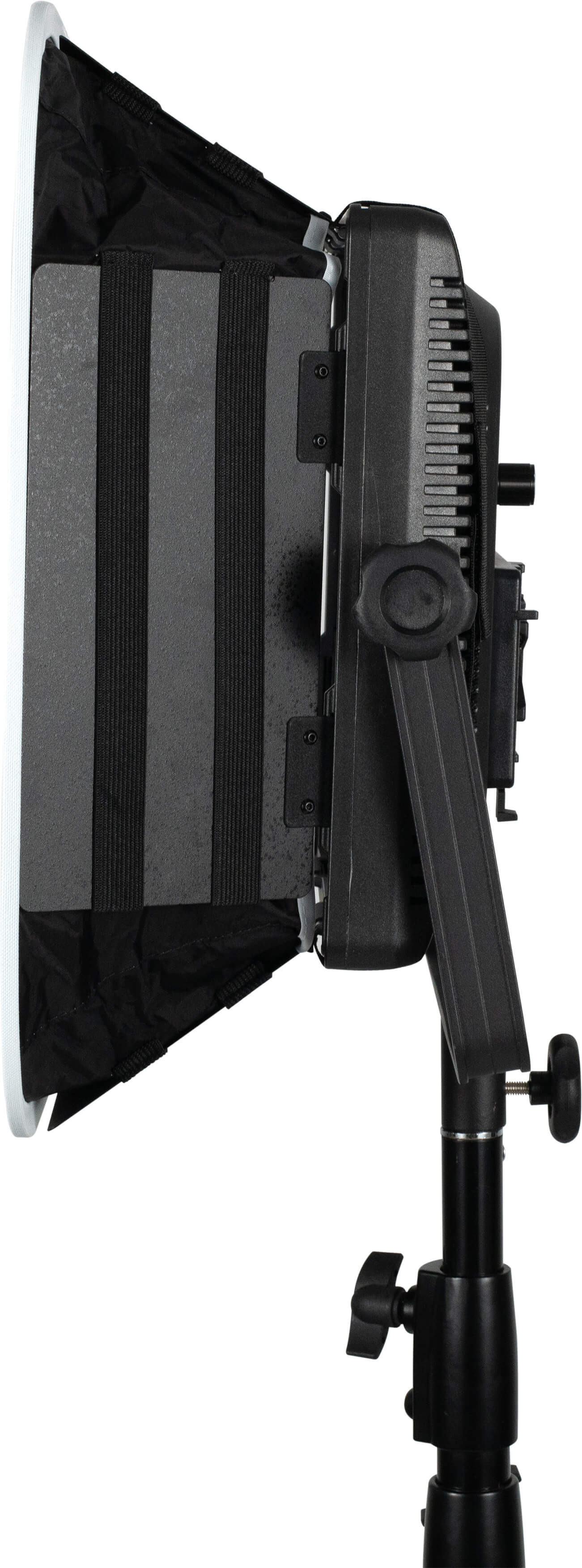 Nanlite Softbox pentru Panouri LED 600SA, 600CSA si 600DSA, Montare pe Barndoors, Interior Argintiu, Pliabil, Negru - imagine 2