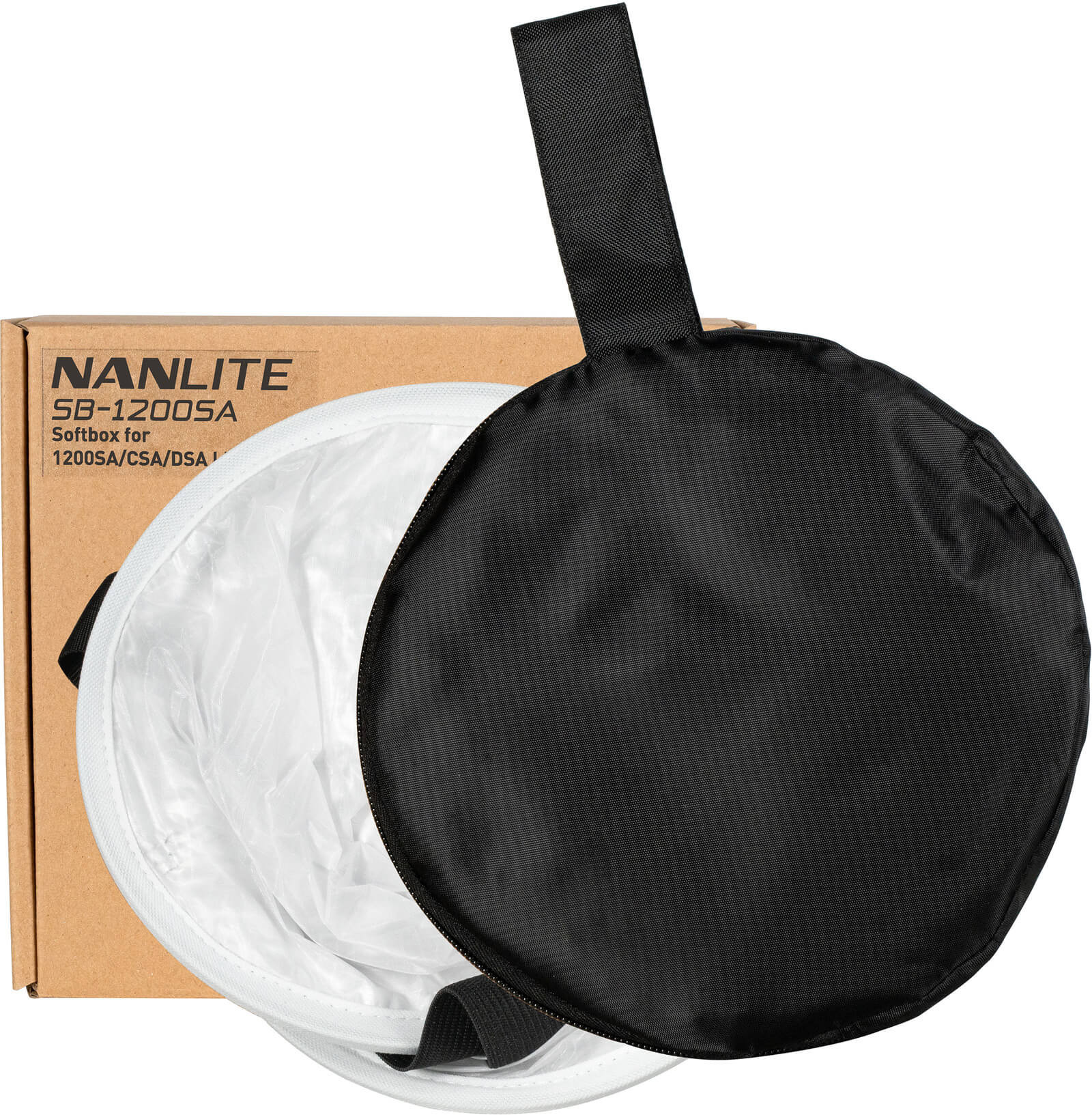 Nanlite Softbox pentru Panouri LED 1200SA, 1200CSA si 1200DSA, Montare pe Barndoors, Interior Argintiu, Pliabil, Negru - imagine 4