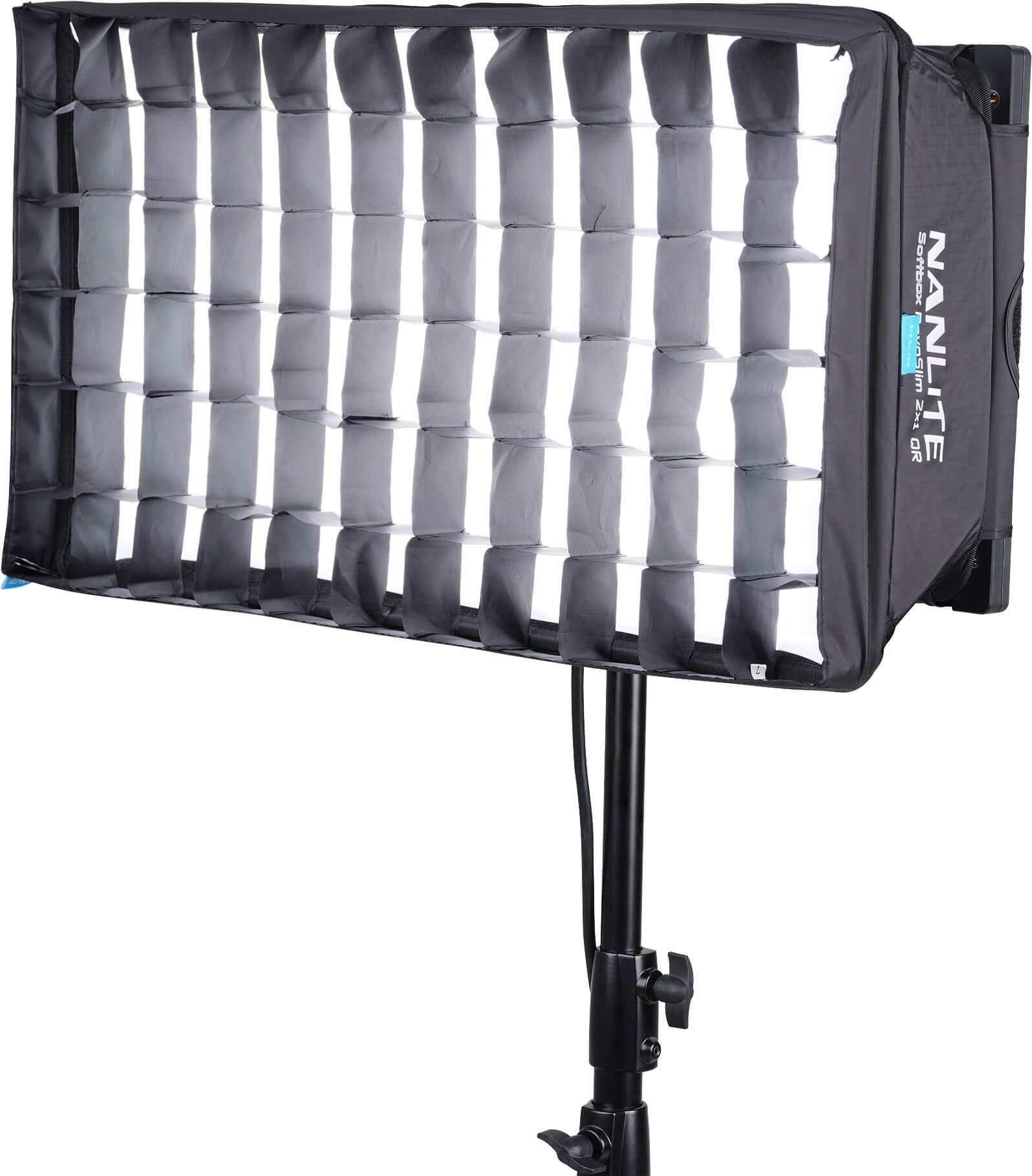 Nanlite SB-PS120-Q Softbox cu Eliberare Rapida si Grid pentru PavoSlim 120B si 120C, Doua Difuzii, Montura Directa, Negru