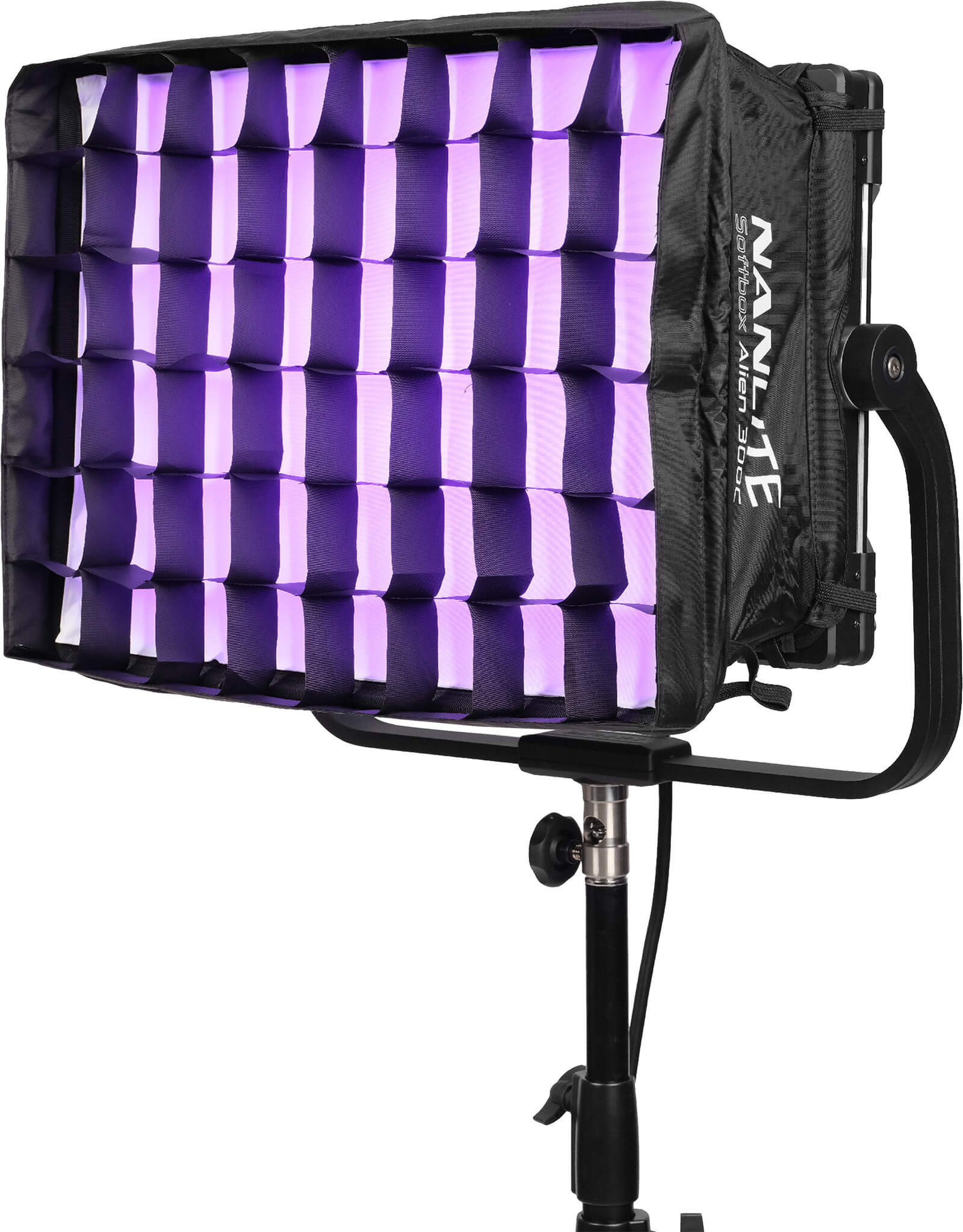 Nanlite SB-AL300 Softbox pentru Alien 300C, Deschidere Rapida Pop-up, Include Grid si Doua Difuzii, Montura Dedicata, Negru - imagine 5