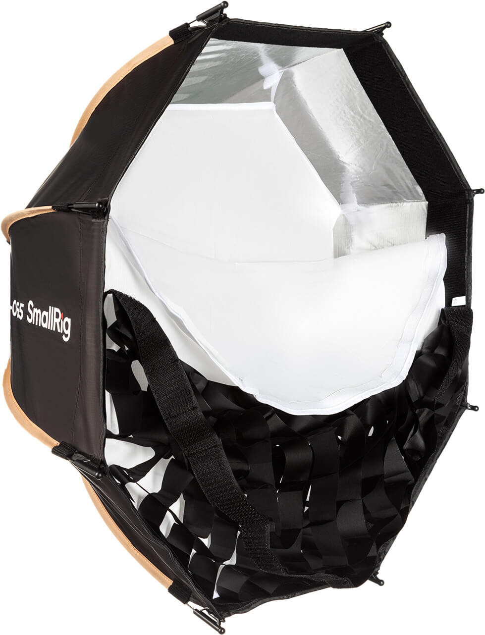 SmallRig 4874 Softbox Octagonal LA-O65 65 cm, Montura Bowens, Quick Release, Include Grid Honeycomb si 2 Difuzii - imagine 4