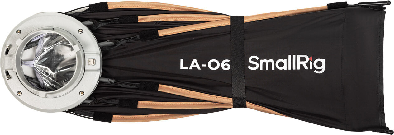 SmallRig 4874 Softbox Octagonal LA-O65 65 cm, Montura Bowens, Quick Release, Include Grid Honeycomb si 2 Difuzii - imagine 10