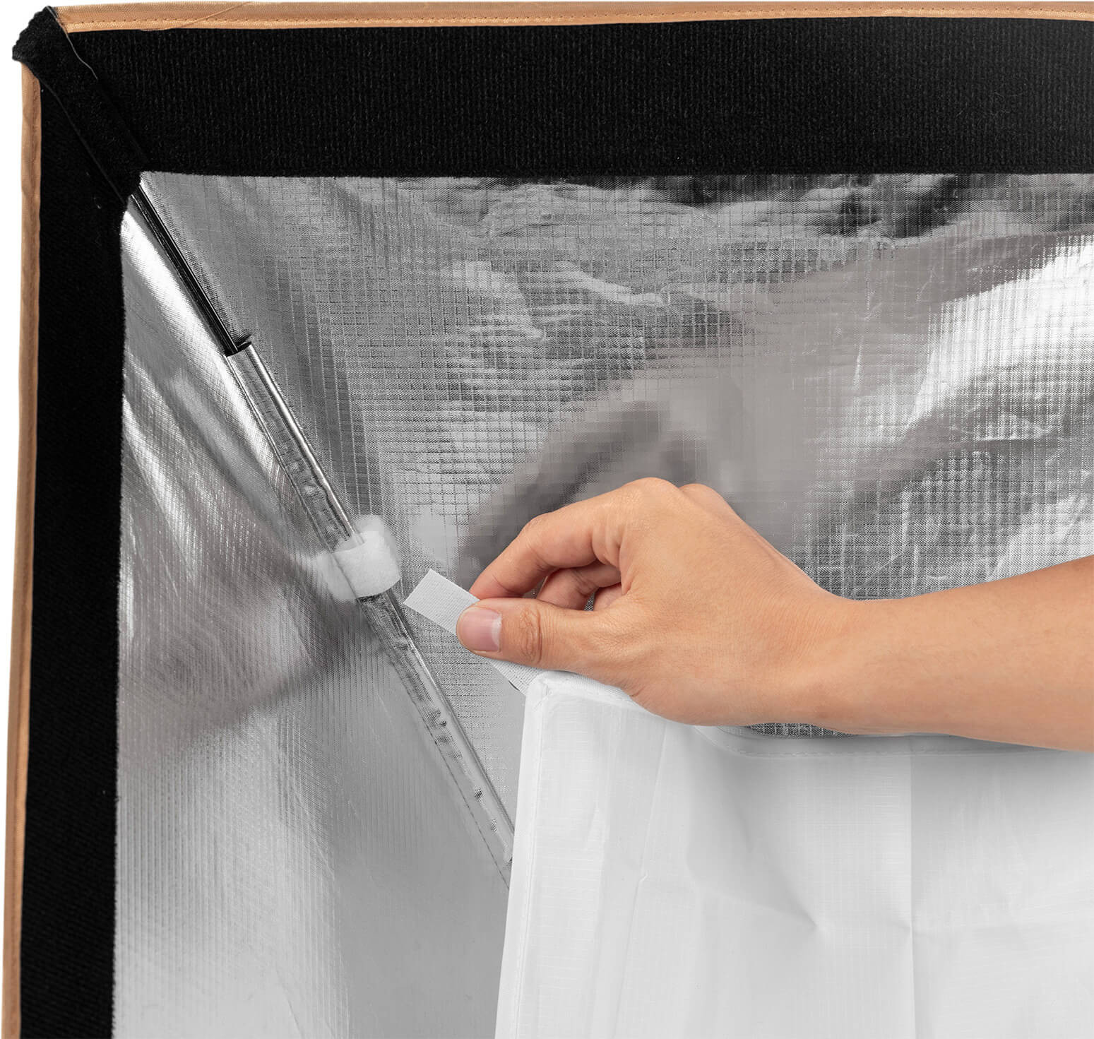 SmallRig 5369 Softbox Strip FS-6090 60 x 90 cm, Quick-Setup Folding, Montura Bowens, Include Grid si 2 Difuzii - imagine 3