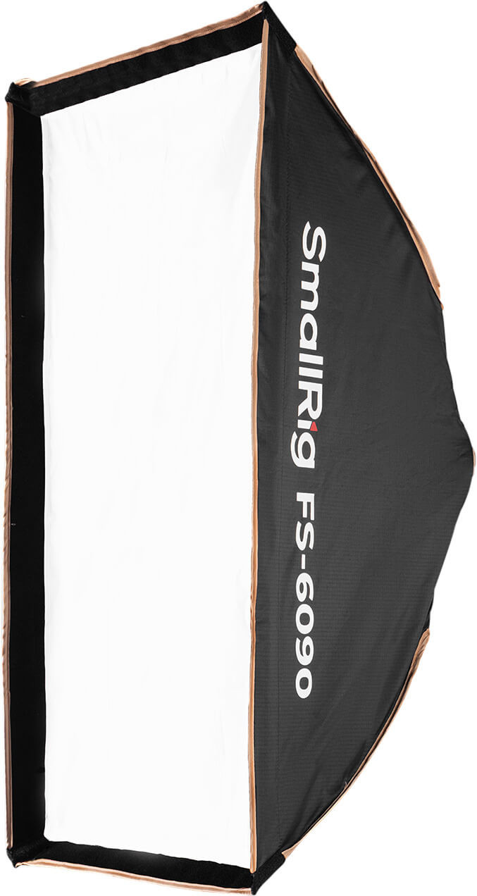 SmallRig 5369 Softbox Strip FS-6090 60 x 90 cm, Quick-Setup Folding, Montura Bowens, Include Grid si 2 Difuzii - imagine 5