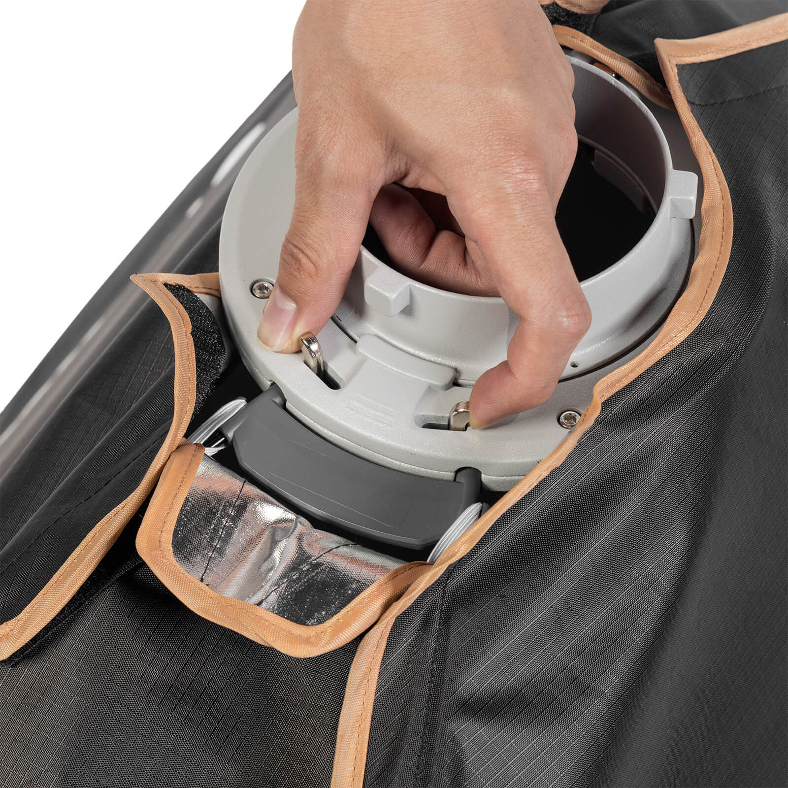 SmallRig 5369 Softbox Strip FS-6090 60 x 90 cm, Quick-Setup Folding, Montura Bowens, Include Grid si 2 Difuzii - imagine 10