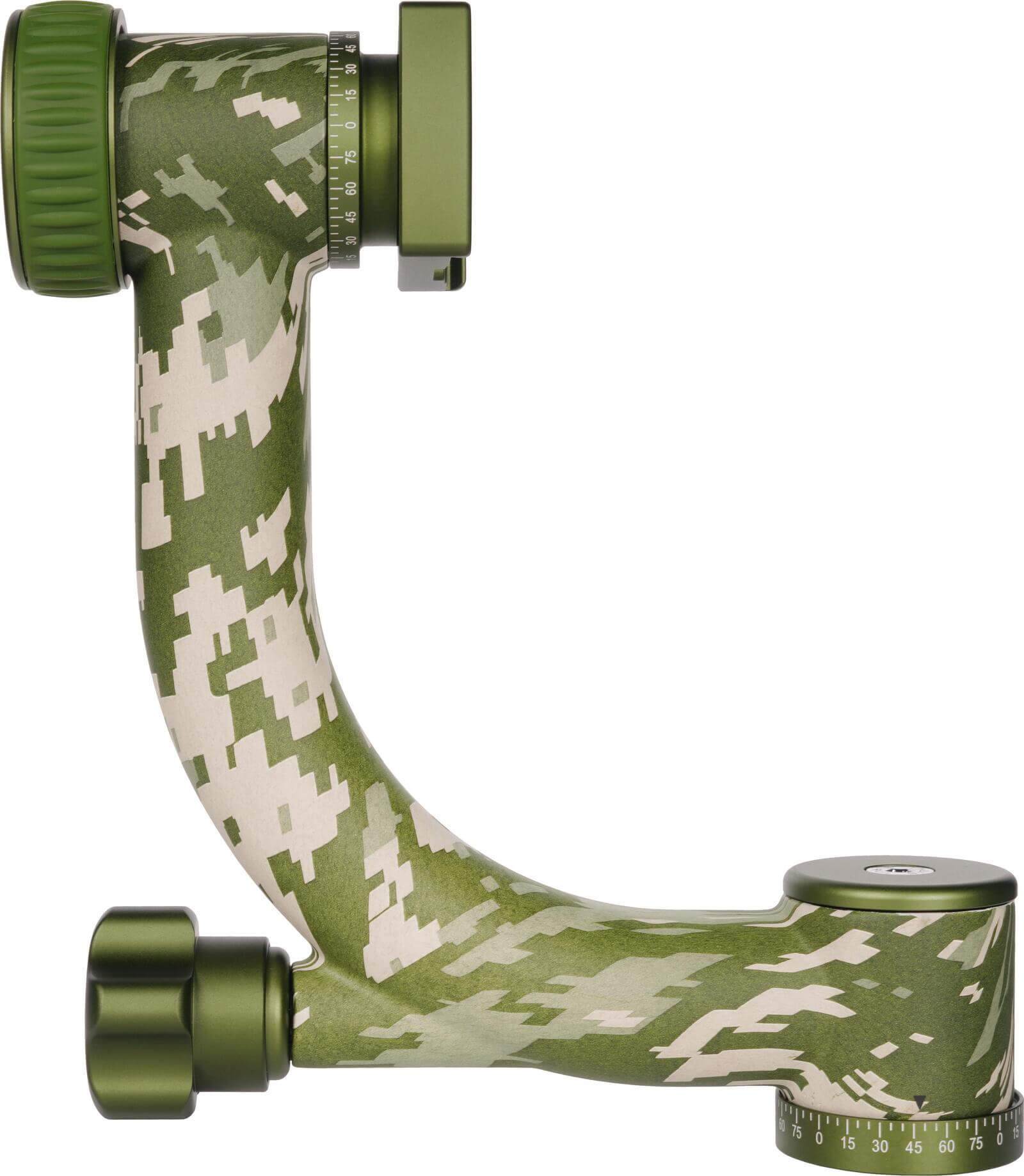 Sirui CT-3204 + CH20 Kit Trepied Carbon si Cap Gimbal Camuflaj, Sarcina 20 kg, Baza Nivelare, Ideal pentru wildlife - imagine 13