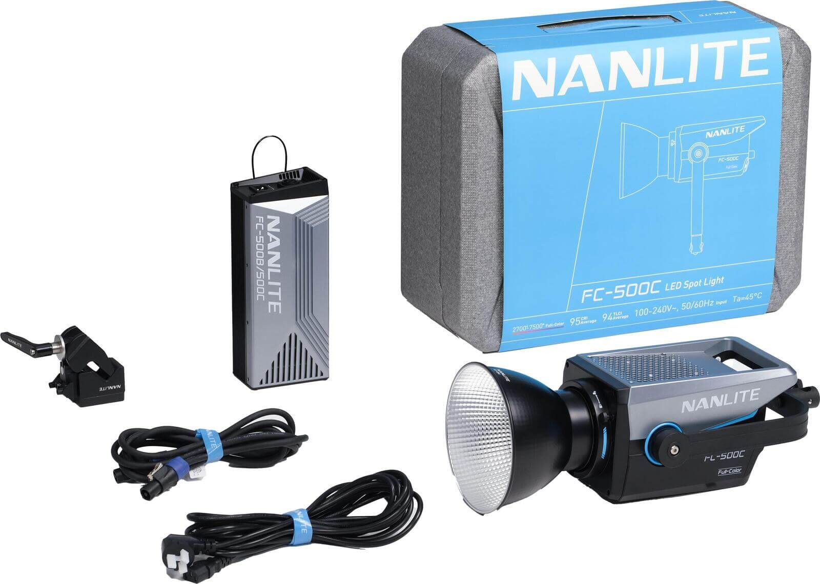 Nanlite FC-500C Lampa LED RGBW, 520W, Full Color 2700K-7500K, Montura Bowens, Control App/DMX, Reglaj G/M, Sursa inclusa - imagine 12