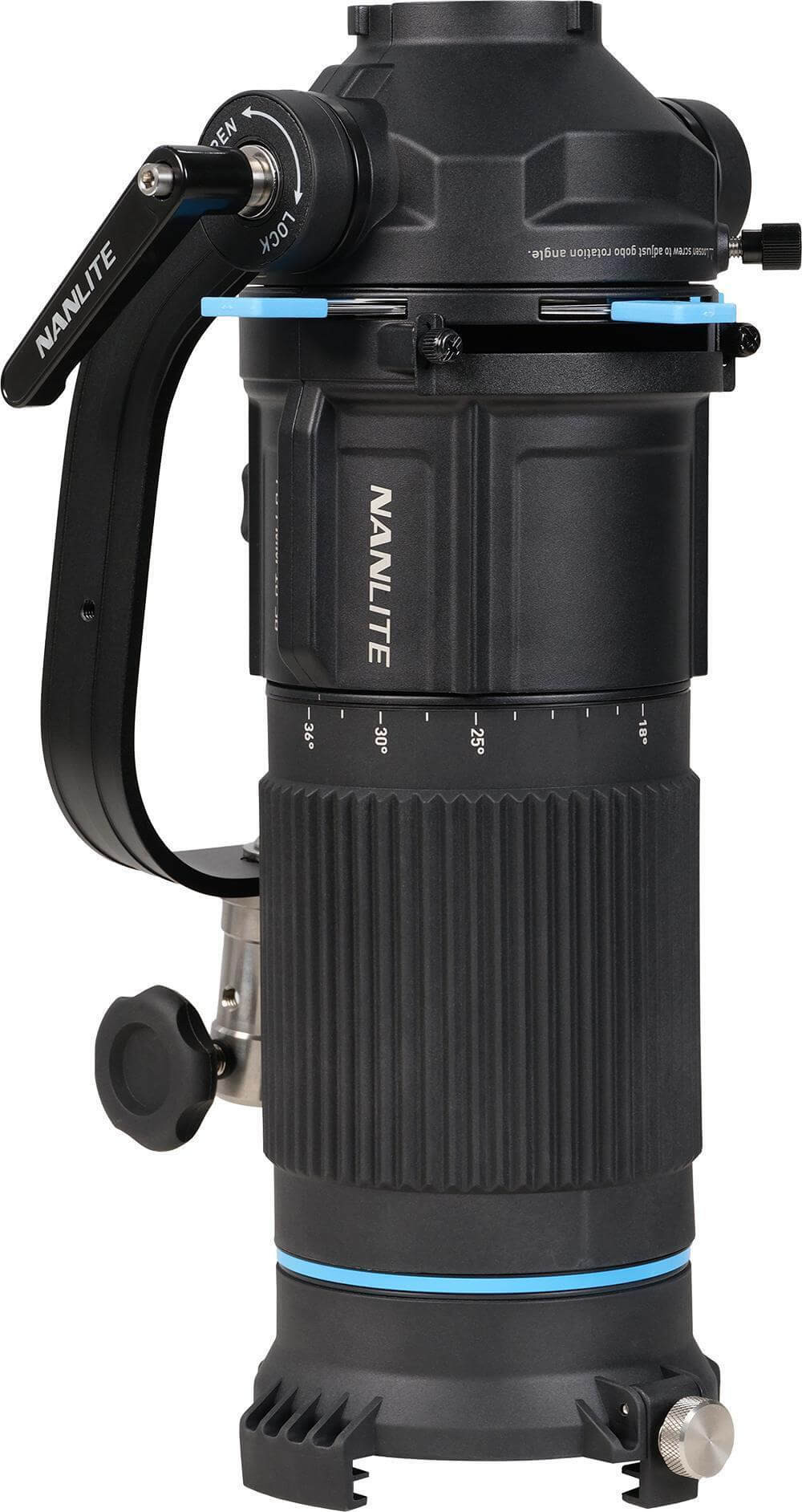 Nanlite PJ-FMM-18-36 Proiector cu Zoom 18°-36° pentru Montura FM, Proiector GOBO, Compatibil Forza 60, 60B, 150, 150B - imagine 12