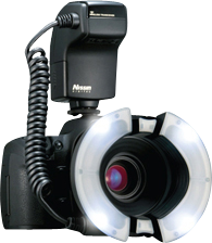 Nissin Macro Ring Flash MF18 Sony, Flash inel obiectiv macro