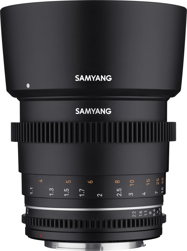 Samyang 85mm T1.5 VDSLR MK2 Canon RF Obiectiv video cinematic, Full Frame, Diafragma T1.5, Filtru 72mm, Weather Sealing - imagine 5