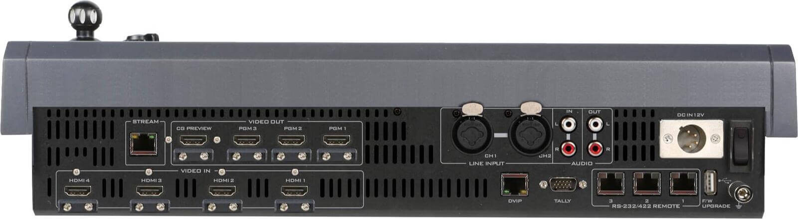 Datavideo Showcast 100 Studio 4K All-in-one, Switcher 4 Canale HDMI, Touchscreen 14", Streaming, Inregistrare si Control PTZ - imagine 3