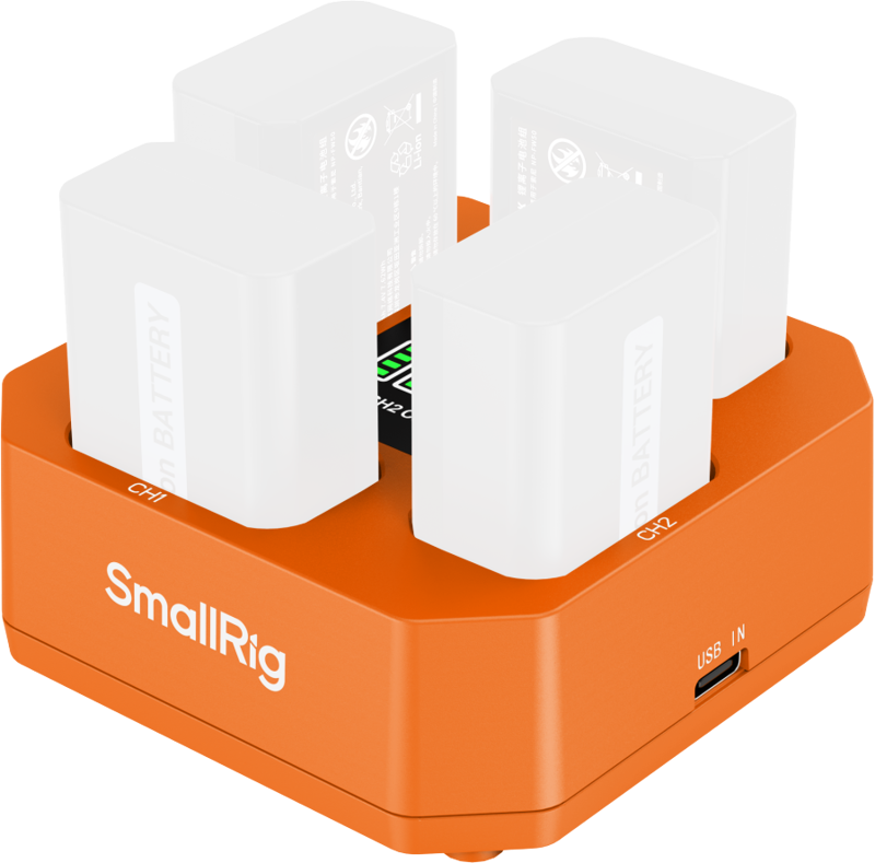 SmallRig 5749 Four-Channel Camera Battery Charger for NP-FW50 - imagine 4