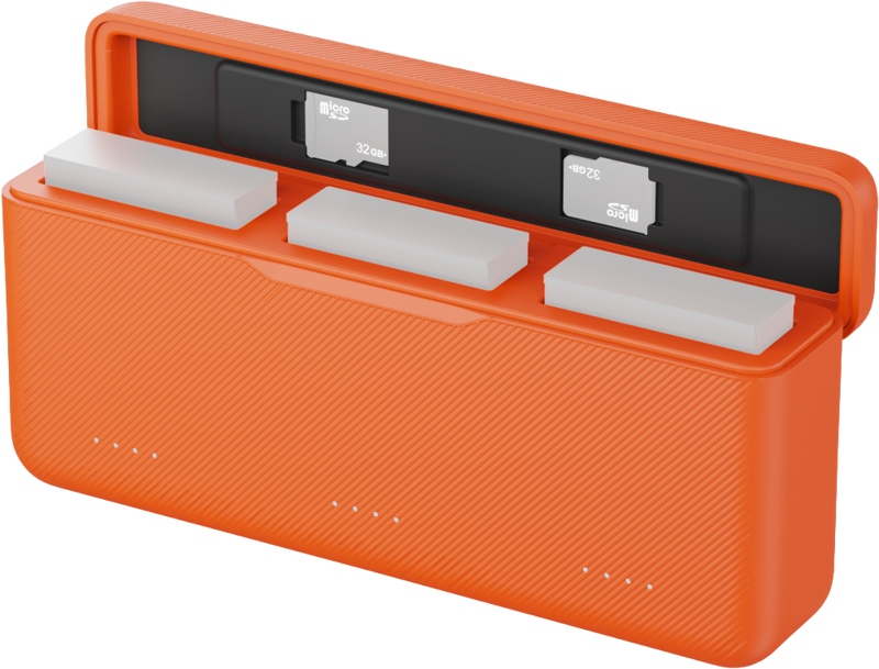 SmallRig 5922 Charging Case for Batteries for DJI Action 6 - imagine 3