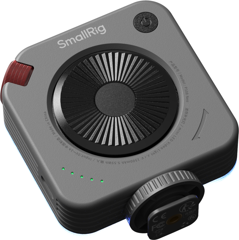 SmallRig 5821 Neo mini LED Video Light P108 (Nebula Gray) - imagine 3