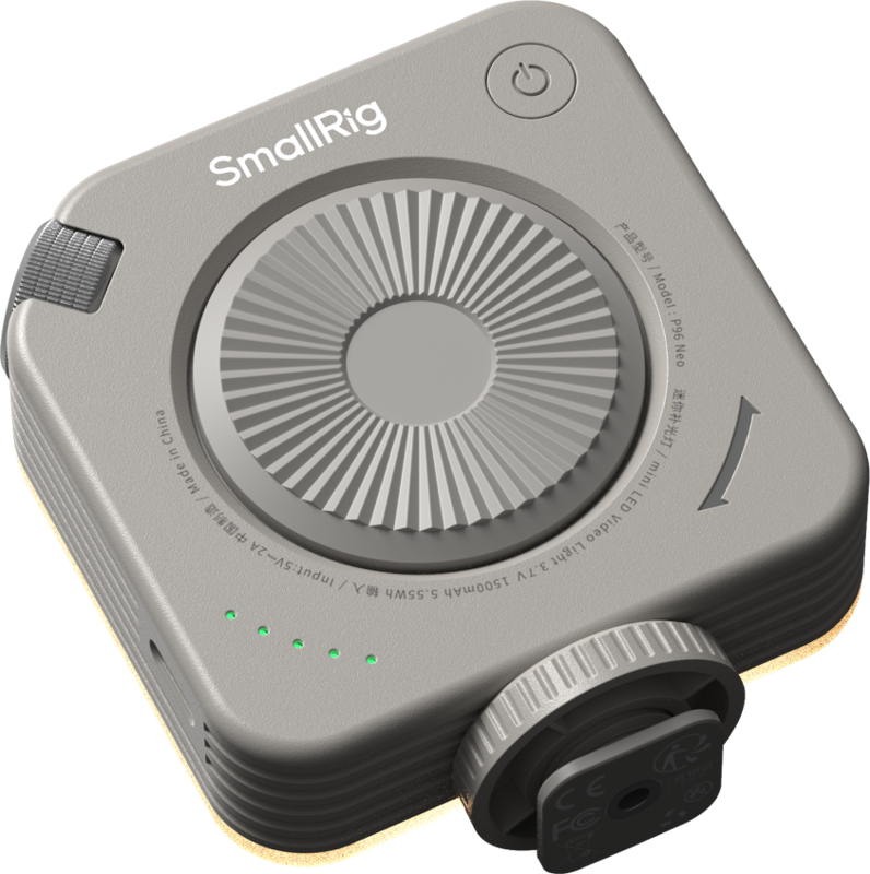 SmallRig 5820 Neo mini LED Video Light P96 (Morandi Gray) - imagine 3