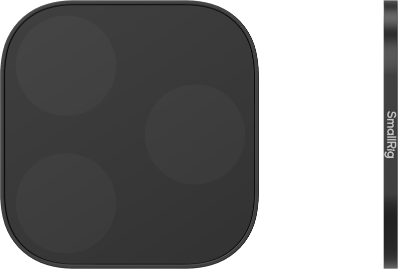 SmallRig 6071 Square 1/4 Black Mist Filter for iPhone 17 Pro Series - imagine 3