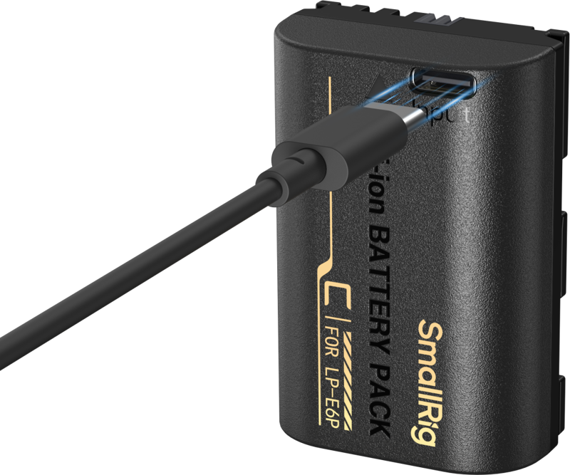 SmallRig 5295 Camera Battery with USB-C Charging for Canon LP-E6P 3 Year Warranty - imagine 3