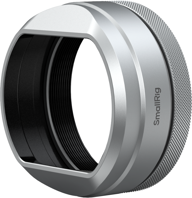 SmallRig 5849 Lens Hood for FUJIFILM X100VI / X100V (Silver) - imagine 3
