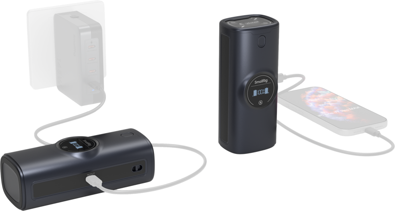 SmallRig 5109 Power Bank Charger Case Kit for Sony NP-FZ100 Camera Batteries - imagine 4