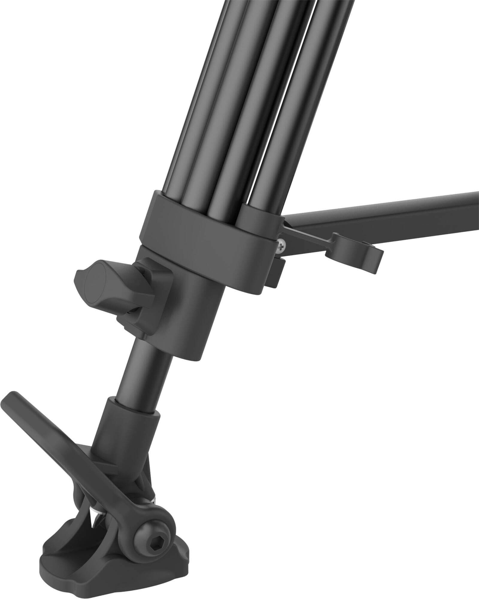 Sirui SH-25 Trepied Video cu Cap Fluid, Bol 75 mm, Inaltime 190 cm, Sarcina 10 kg, Picioare Aluminiu, Placute Manfrotto - imagine 12