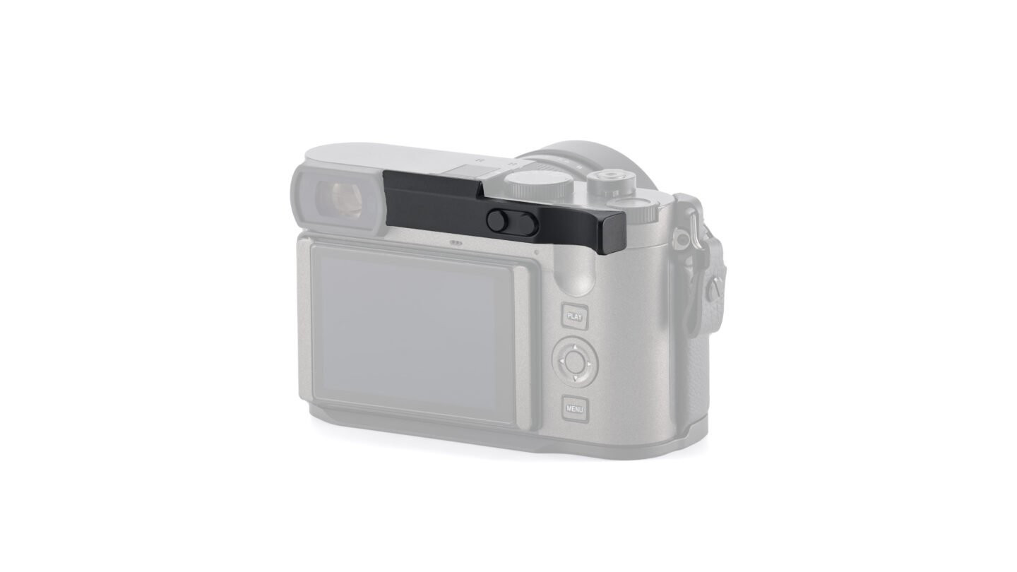 Hot Shoe Thumb Bracket for Leica Q3 - Black, Buton declansare - imagine 2