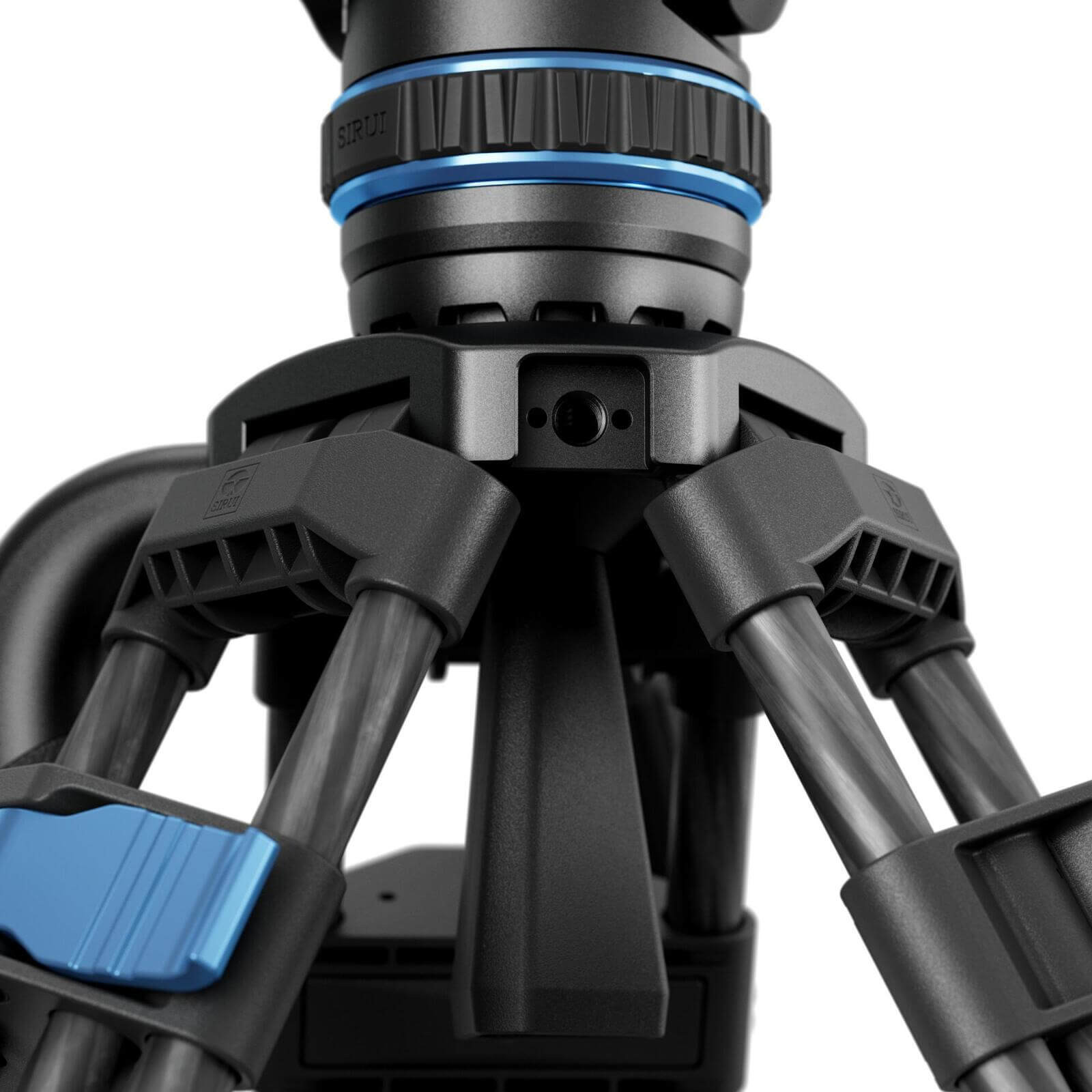Sirui SQ75+S5 Trepied Video Rapid Twin-Leg din Carbon, Bol 75 mm, Inaltime 178 cm, Sarcina 5 kg, Reglaj One-Step - imagine 7