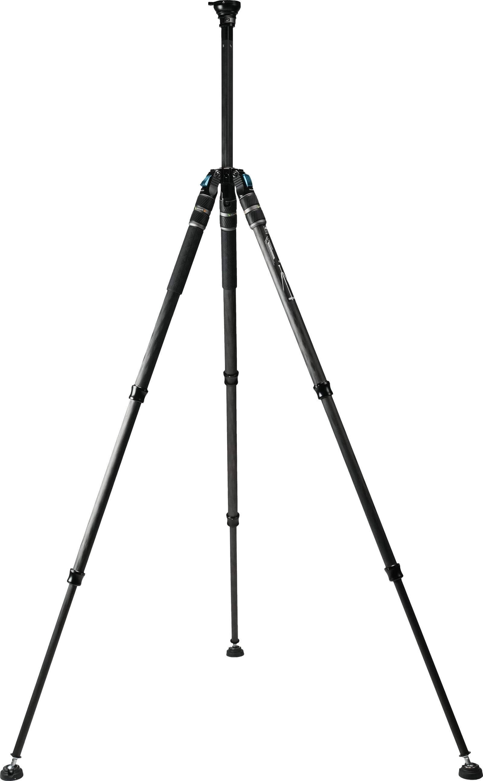 Sirui SVS60 Trepied Video Carbon, Reglaj One-Step, Monopod Integrat, Bol Nivelare +/- 15 grade, Inaltime 164 cm, Sarcina 8 kg - imagine 2
