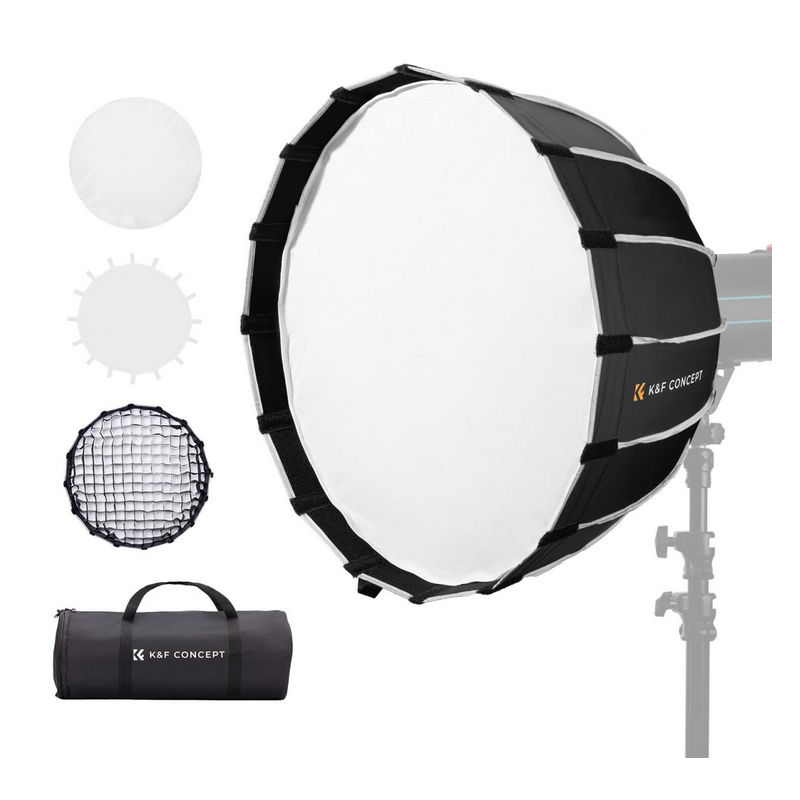 Pachet Studio New Born: Nanlite FS-300B LED Bi-Color 350 W, Stativ Nanlite 288 cm si Softbox Parabolic Hexagonal 120 cm - imagine 3