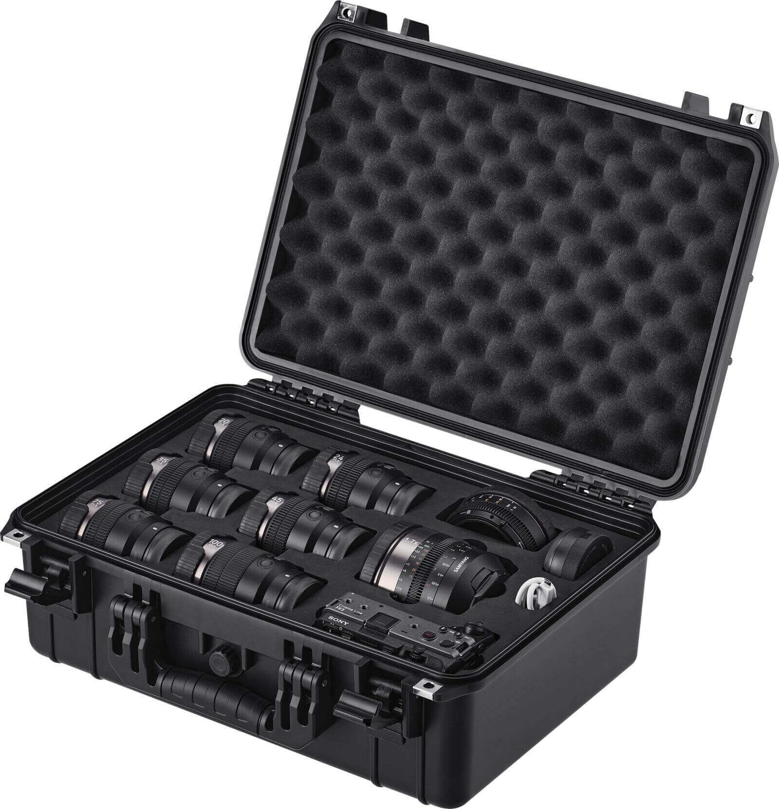 Samyang V-AF Full Kit Obiective Cinema pentru Sony E, 20mm-100mm, Adaptor Anamorfic, Adaptor Manual, Lens Station si Hardcase - imagine 5