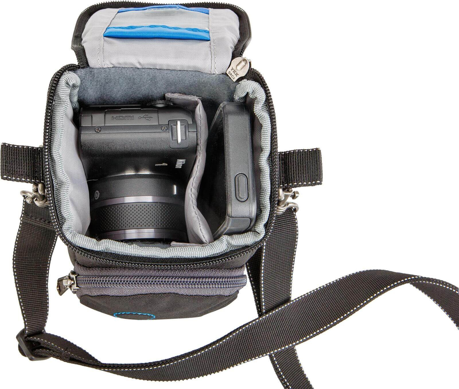 Think Tank Mirrorless Mover 10 Geanta Foto pentru Mirrorless si Super Zoom, Fermoare YKK, Husa Ploaie inclusa, Albastru - imagine 2