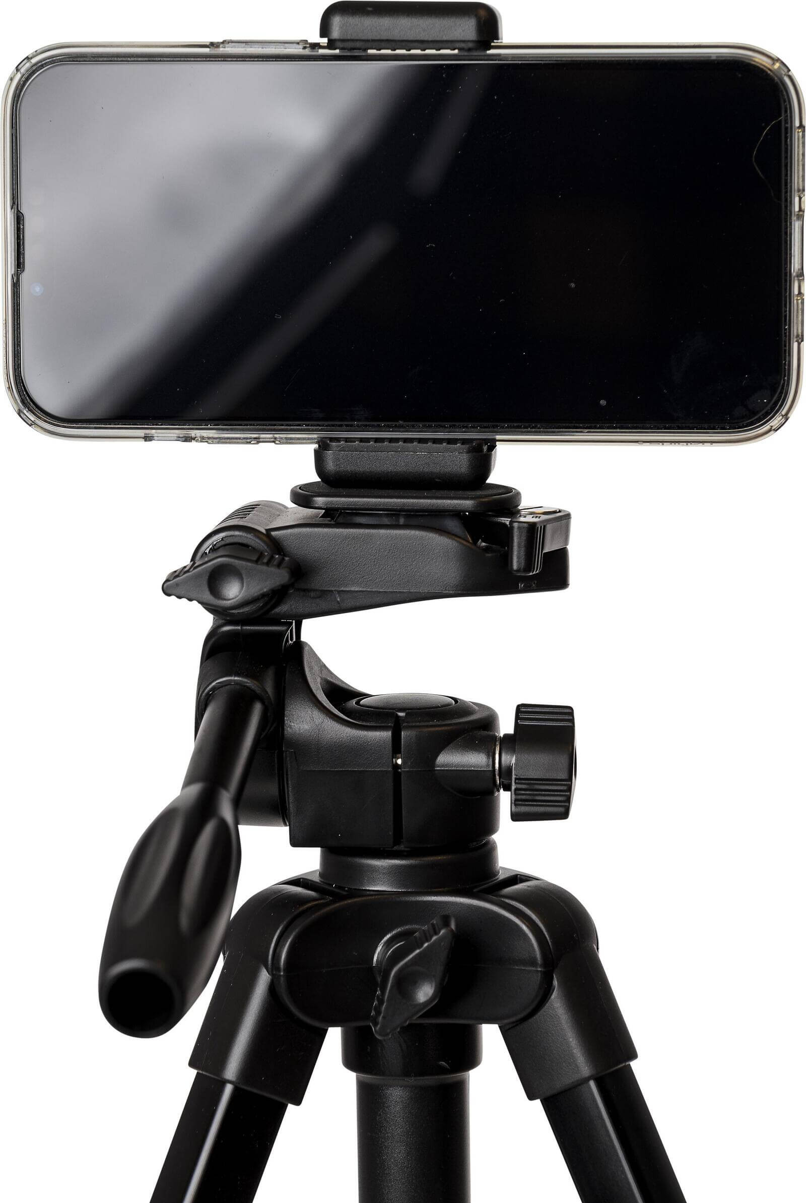 Velbon EX-230II Trepied Foto cu Suport Smartphone, Aluminiu, Inaltime 123 cm, Cap 3-Way, Placuta Quick Release - imagine 2