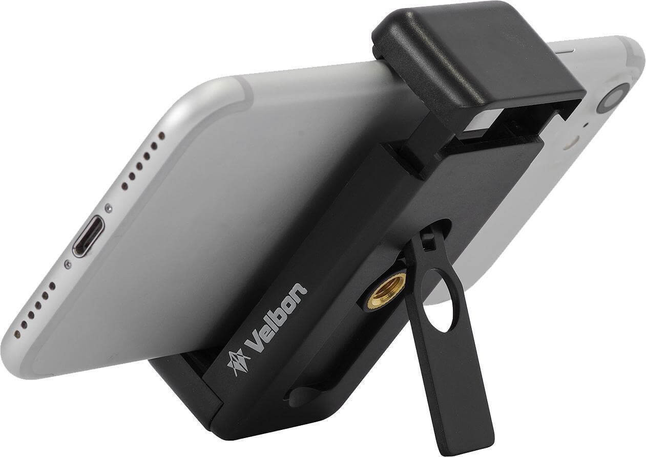 Velbon EX-230II Trepied Foto cu Suport Smartphone, Aluminiu, Inaltime 123 cm, Cap 3-Way, Placuta Quick Release - imagine 8