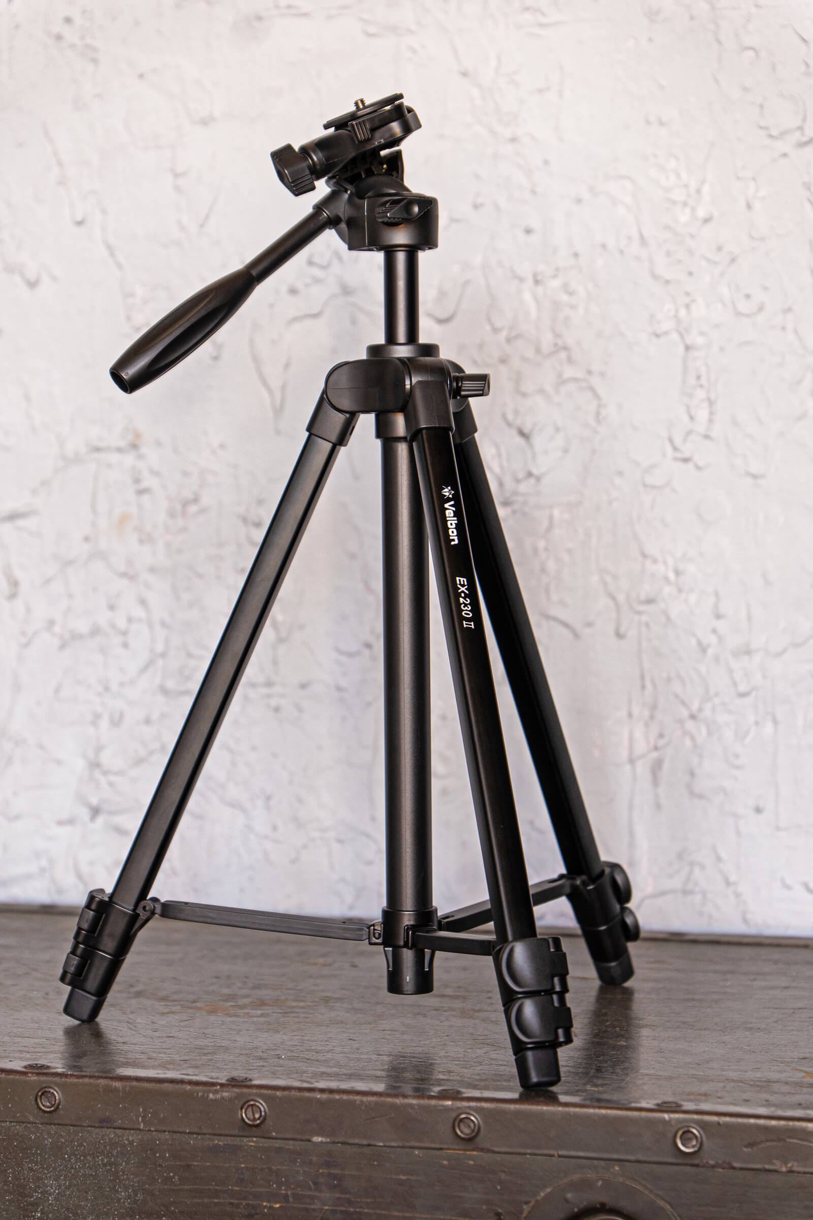 Velbon EX-230II Trepied Foto cu Suport Smartphone, Aluminiu, Inaltime 123 cm, Cap 3-Way, Placuta Quick Release - imagine 11