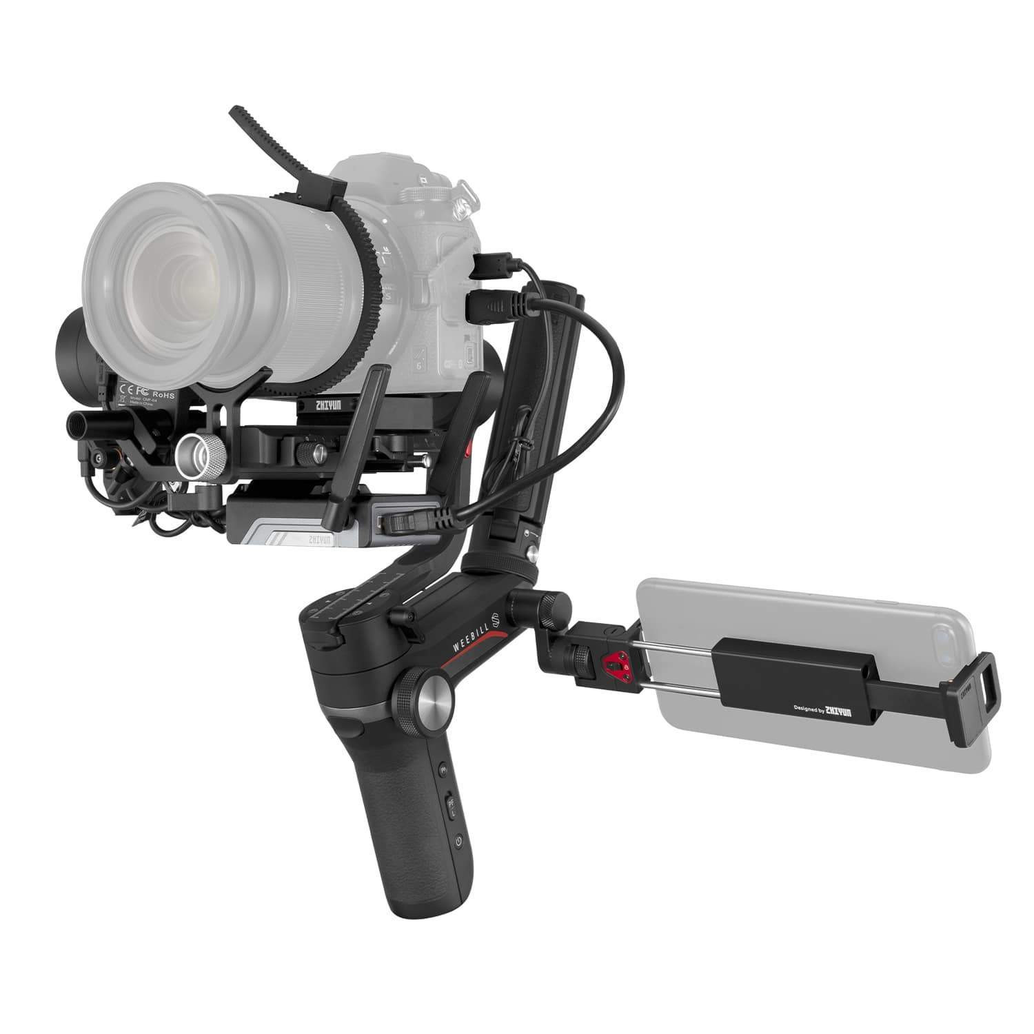 Zhiyun Weebill S Gimbal pentru Mirrorless si DSLR, Autonomie 14h, Algoritm Autoadaptiv, Placa Quick Release 2-in-1 - imagine 2