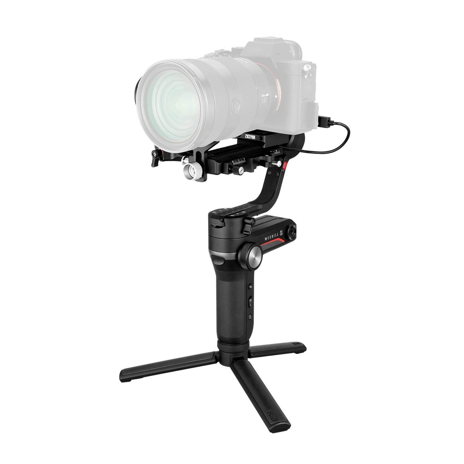 Zhiyun Weebill S Gimbal pentru Mirrorless si DSLR, Autonomie 14h, Algoritm Autoadaptiv, Placa Quick Release 2-in-1 - imagine 3
