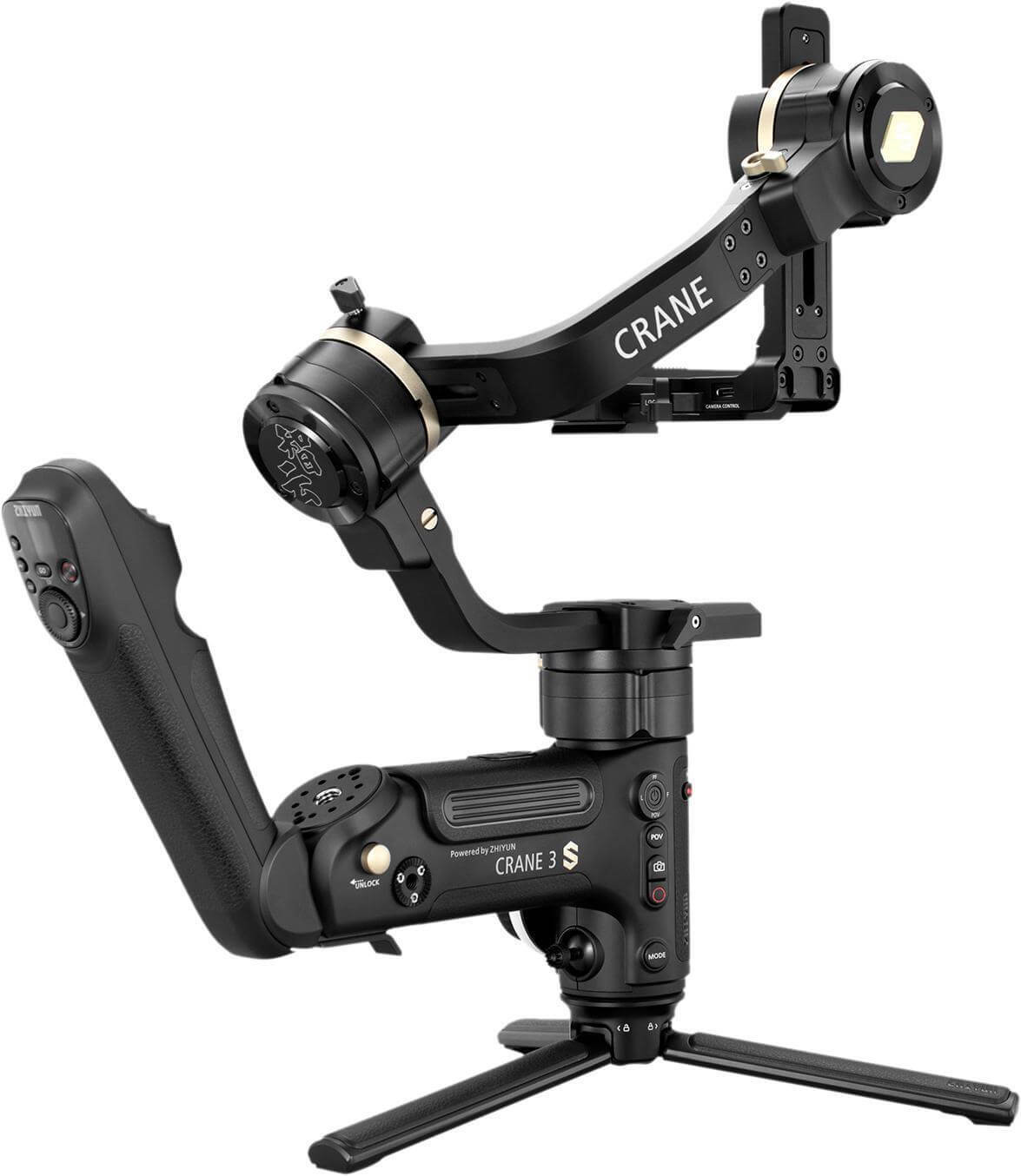 Zhiyun Crane 3S Gimbal Stabilizator cu Maner SmartSling, Sarcina Utila 6.5kg, Autonomie 12h, Pentru DSLR si Camere Cinema - imagine 10