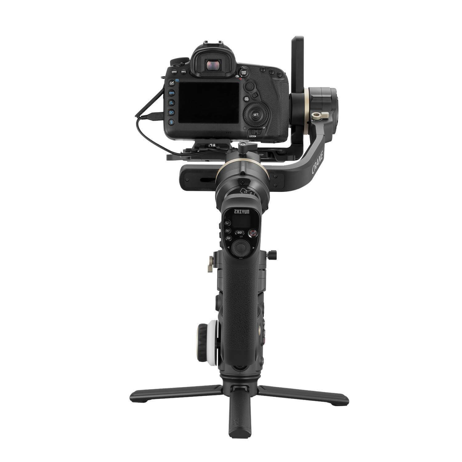 Zhiyun Crane 3S Gimbal Stabilizator cu Maner SmartSling, Sarcina Utila 6.5kg, Autonomie 12h, Pentru DSLR si Camere Cinema - imagine 5
