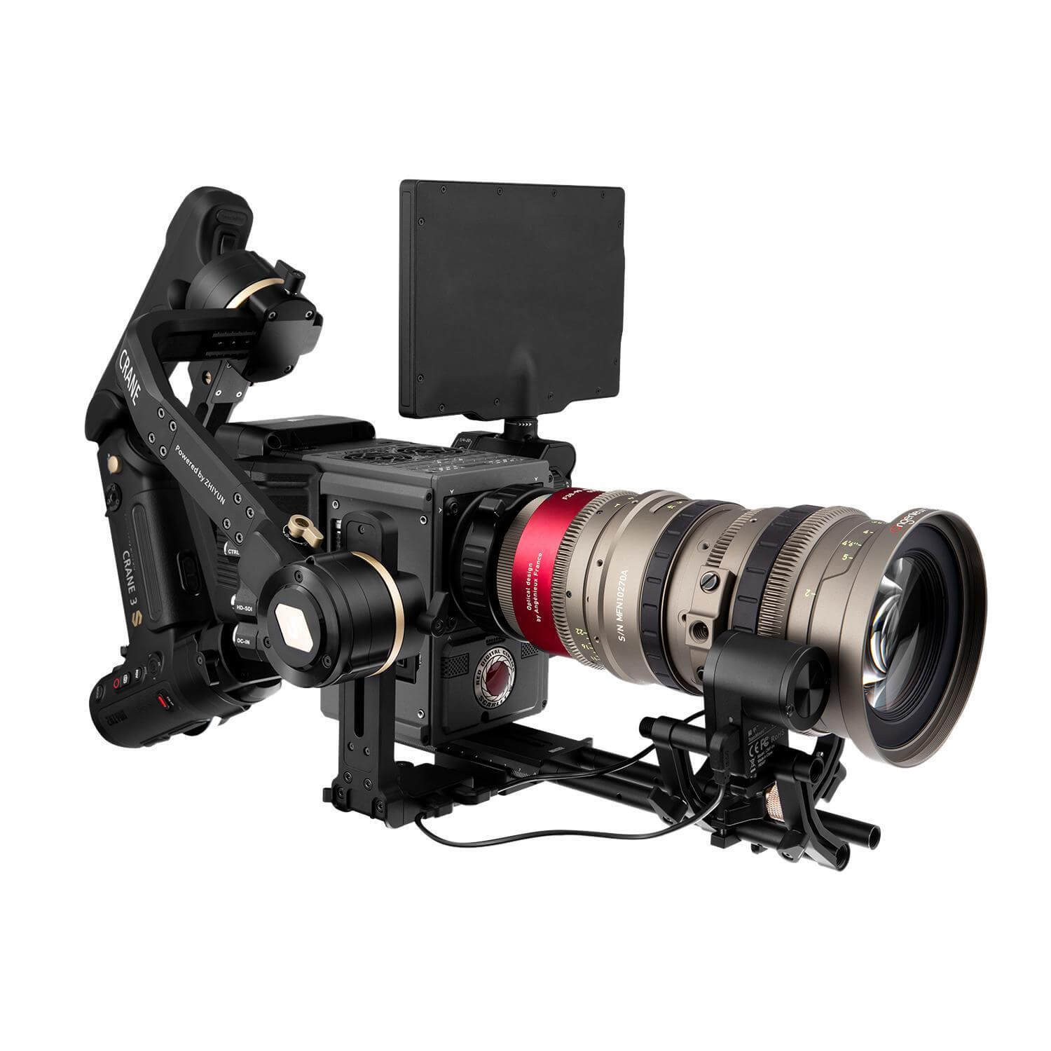 Zhiyun Crane 3S Gimbal Stabilizator cu Maner SmartSling, Sarcina Utila 6.5kg, Autonomie 12h, Pentru DSLR si Camere Cinema - imagine 8
