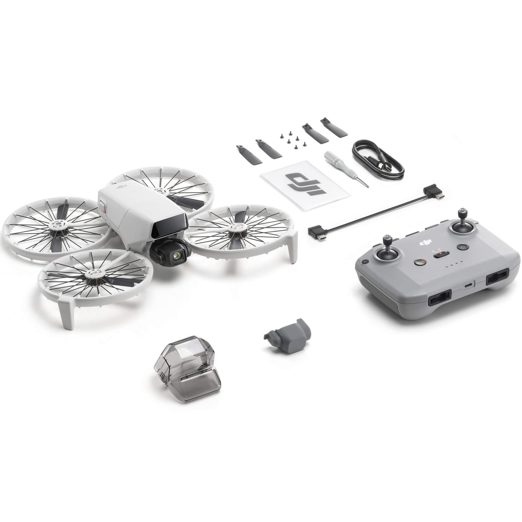 Drona DJI Flip cu Telecomanda RC-N3, Senzor 1/1.3" CMOS, 48MP, 4K/60fps HDR, Protectie Pliabila Elici, Transmisie O4, Sub 249g - imagine 16