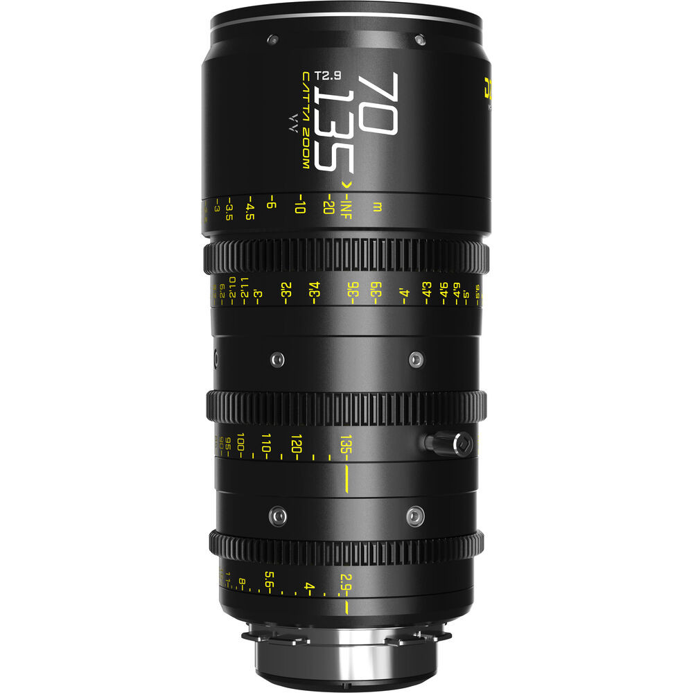 DZOFilm Catta ACE FF Zoom 70-135mm T2.9 Obiectiv Cine Zoom, Montura PL si EF, Apertura T2.9-T22, Iris 16 Lame, Rotatie Focus 240