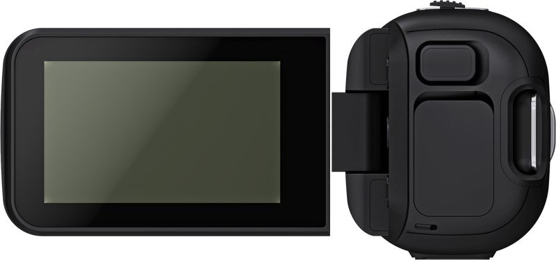 Yashica Journey Camcorder Video 4K, Unghi Larg 115°, Ecran Flip, Design Compact, Negru