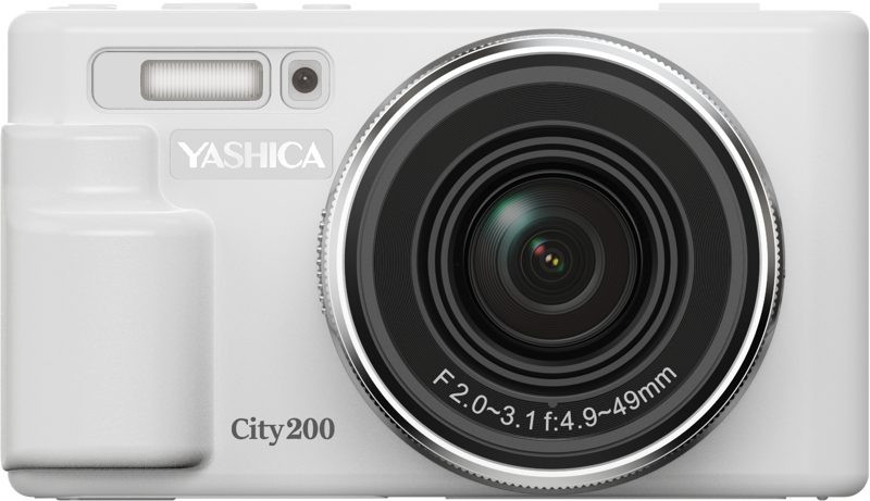 Yashica City 200, Aparat Foto Digital Compact, Alb, Senzor Sony 13MP, Zoom Optic 10x, Ecran LCD Rabatabil 2.8 inch