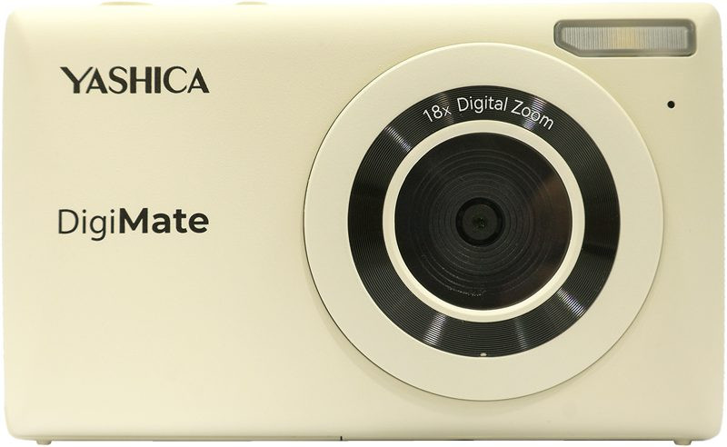 Yashica DigiMate Aparat Foto Digital Compact, Senzor 8MP, Zoom Digital 18x, Ecran TFT 2.7 inch, Video pana la 4K, Culoare Off