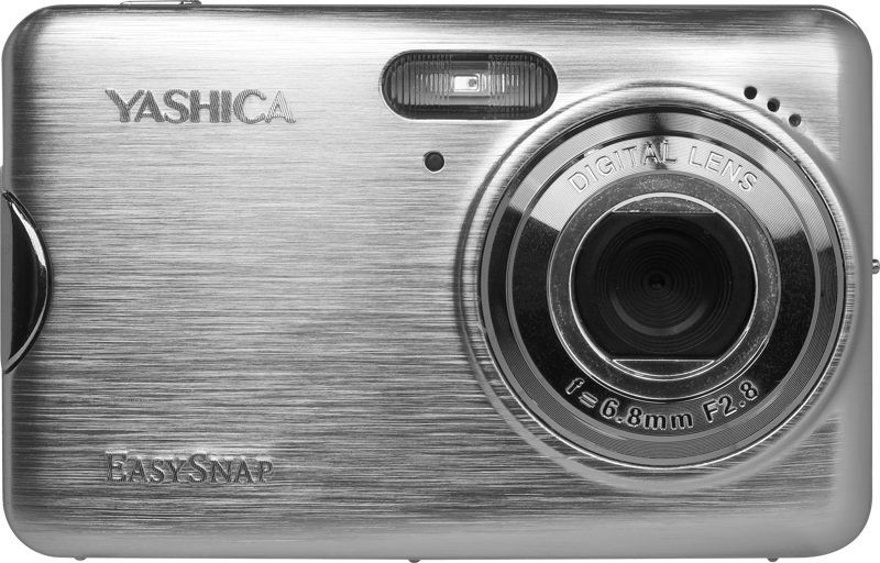 YASHICA EasySnap Camera Digitala, Argintiu, Zoom Digital 8X, 7 Moduri de Scena