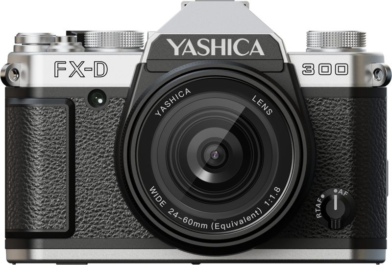 YASHICA FX-D 300 Camera Digitala cu Simulare de Film, Senzor 50 MP, Obiectiv 24mm f/1.8, Stabilizare Optica 3 Axe