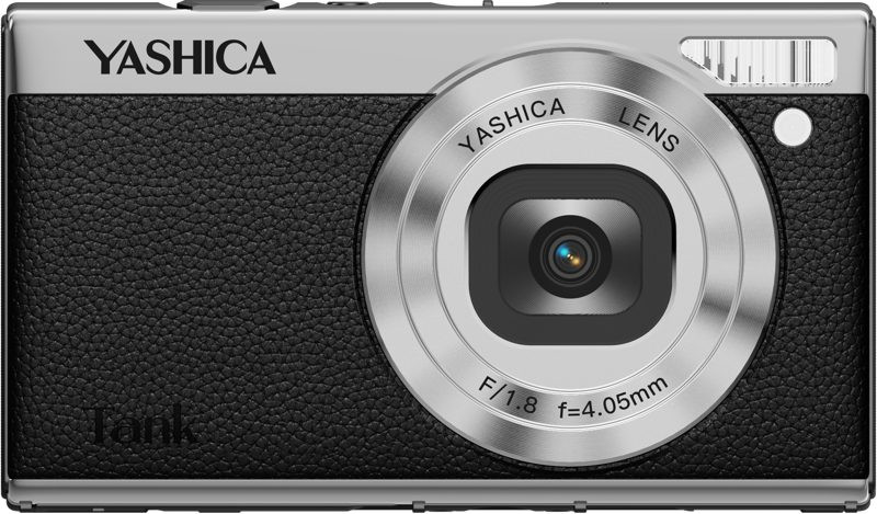 YASHICA Tank Camera Foto Digitala Compacta, Negru, Senzor 12MP, Video 4K, Ecran Rabatabil 3.0 Inch, Zoom Digital 8x