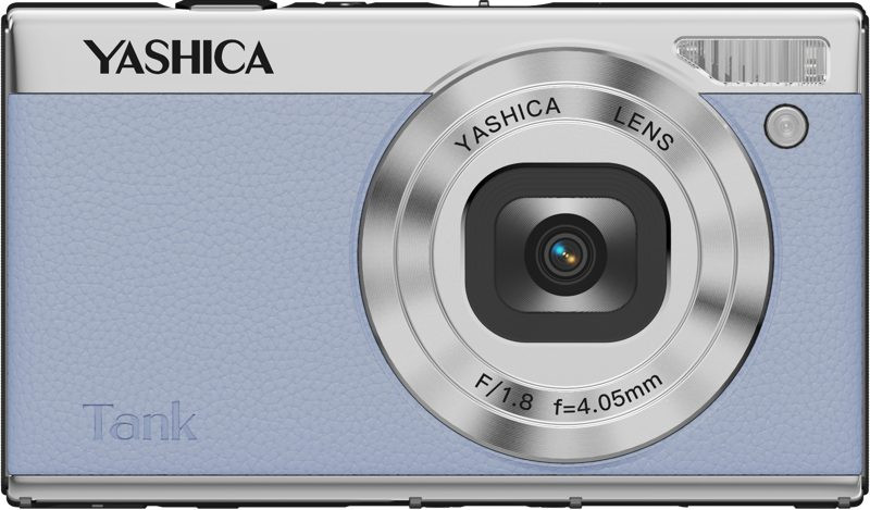 Yashica Tank Camera Digitala Compacta, Albastru, Senzor 12MP, Video 4K, Ecran Rabatabil 3.0 Inch, Zoom Digital 8x