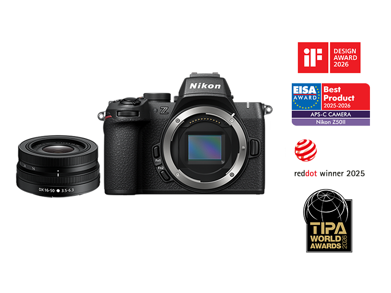 Kit Nikon Z50II Mirrorless + Obiectiv Z DX 16-50mm f/3.5-6.3 VR NIKKOR