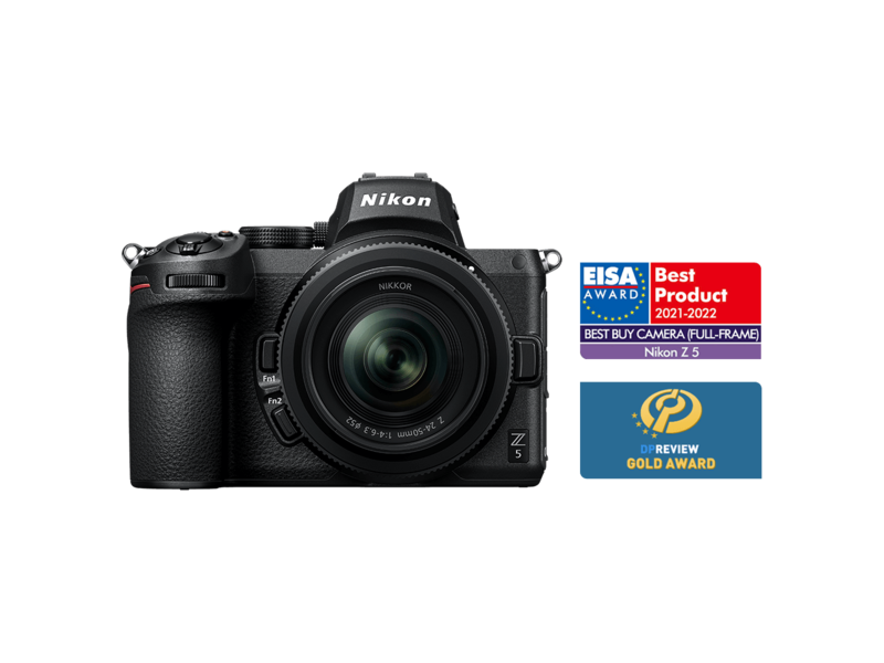 Nikon Z5 kit cu Obiectiv 24-50mm - Aparat Foto Nikon Mirrorless Full-Frame 24.3 MP 4K UHD