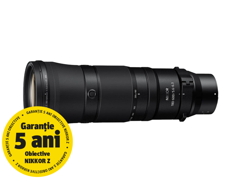 Obiectiv foto mirrorless Nikon Z 180-600mm f/5.6-6.3 VR NIKKOR